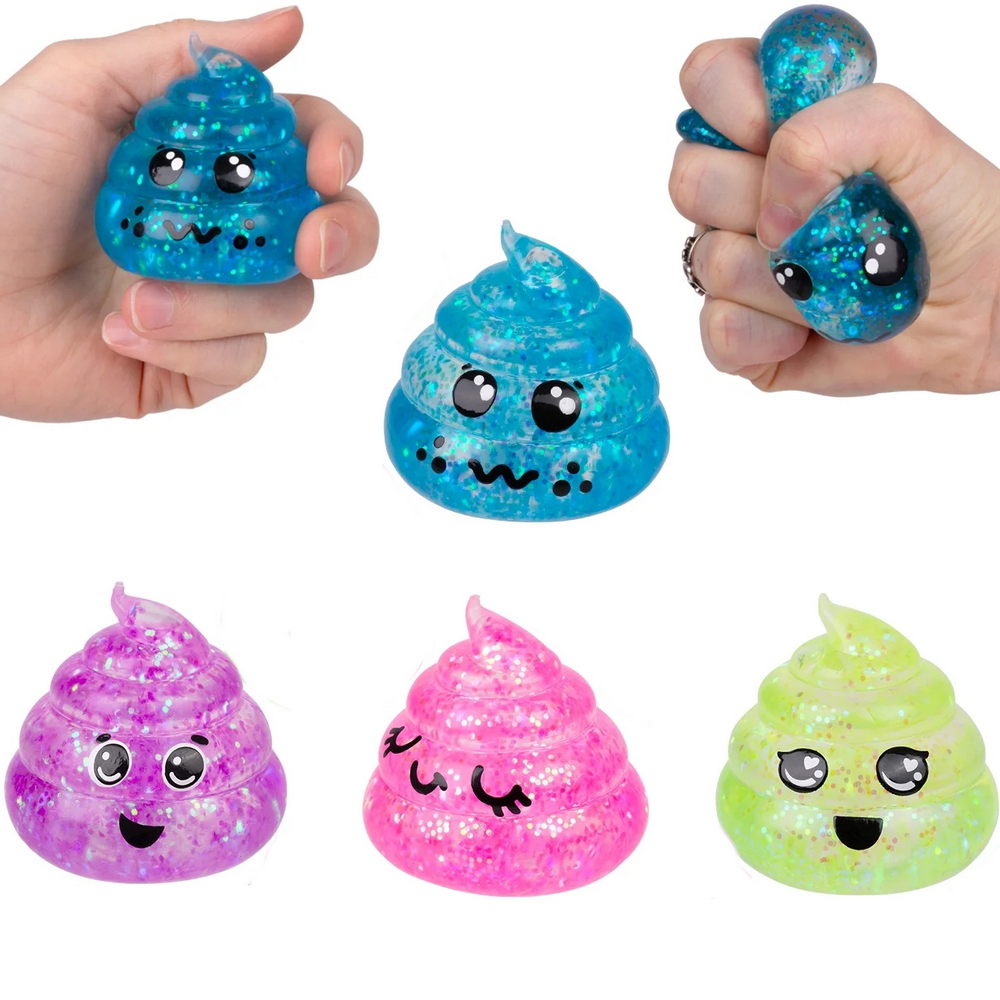 TR87006 Squeezy Sparkle Sugar Poop 2.5"
